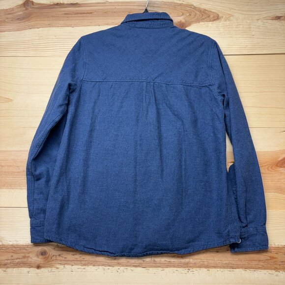 Stio Shirt Womens Small Blue Dovetail Flannel Button Up Long Sleeve Outdoors - Picture 10 of 12